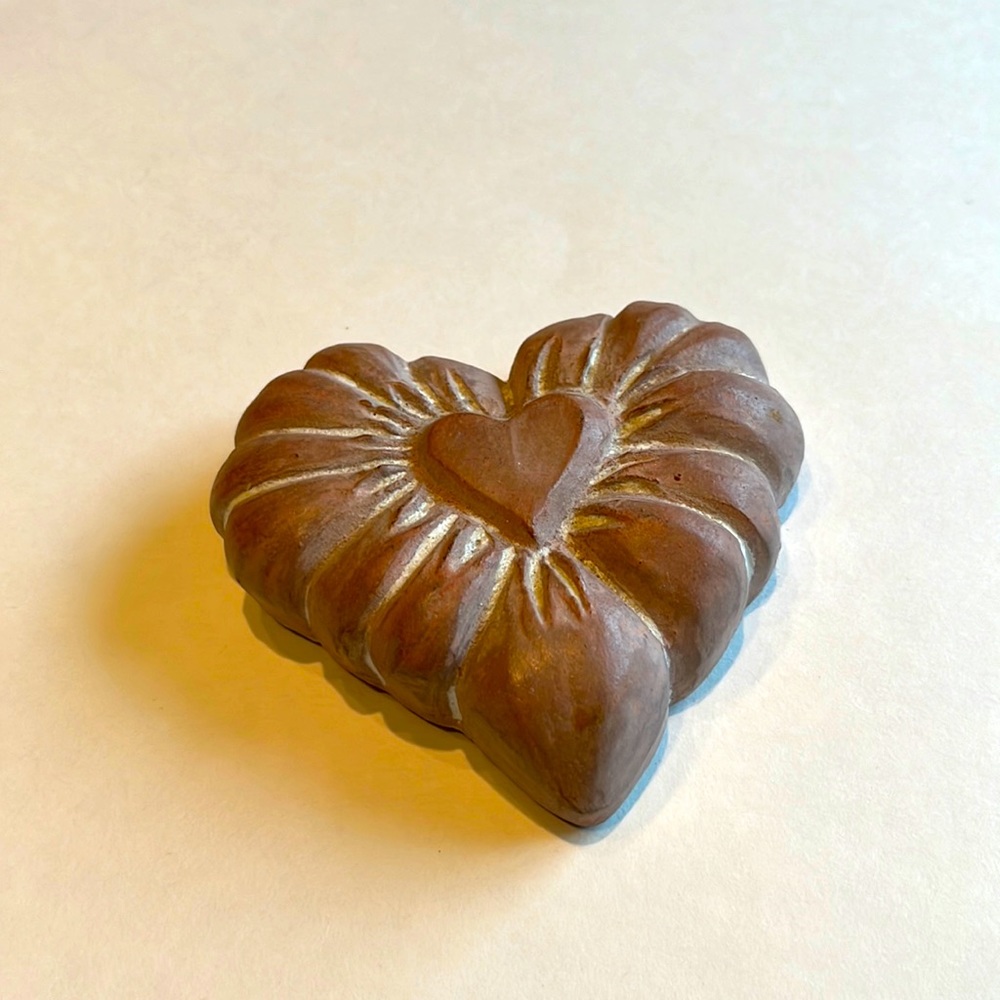 Isabel Bloom 1986 Heart in Heart Sculpture